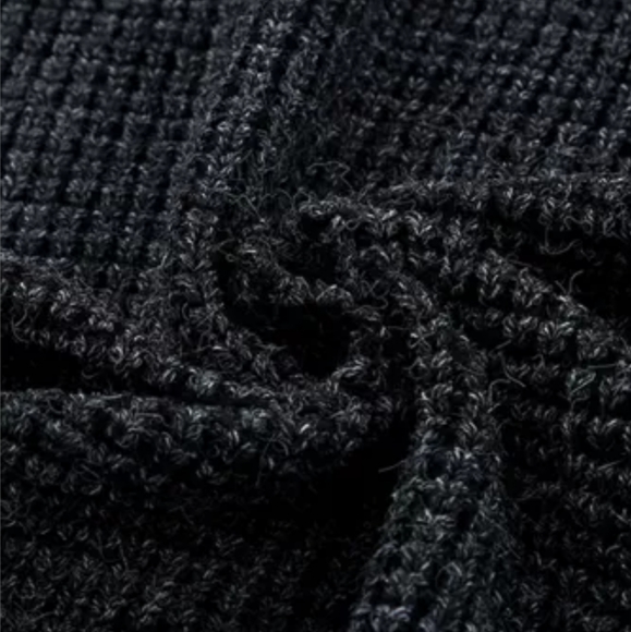 1 XL left 😊New Black Plaid Knitted Long Open Front Cardigan💔clearance price - Picture 10 of 16